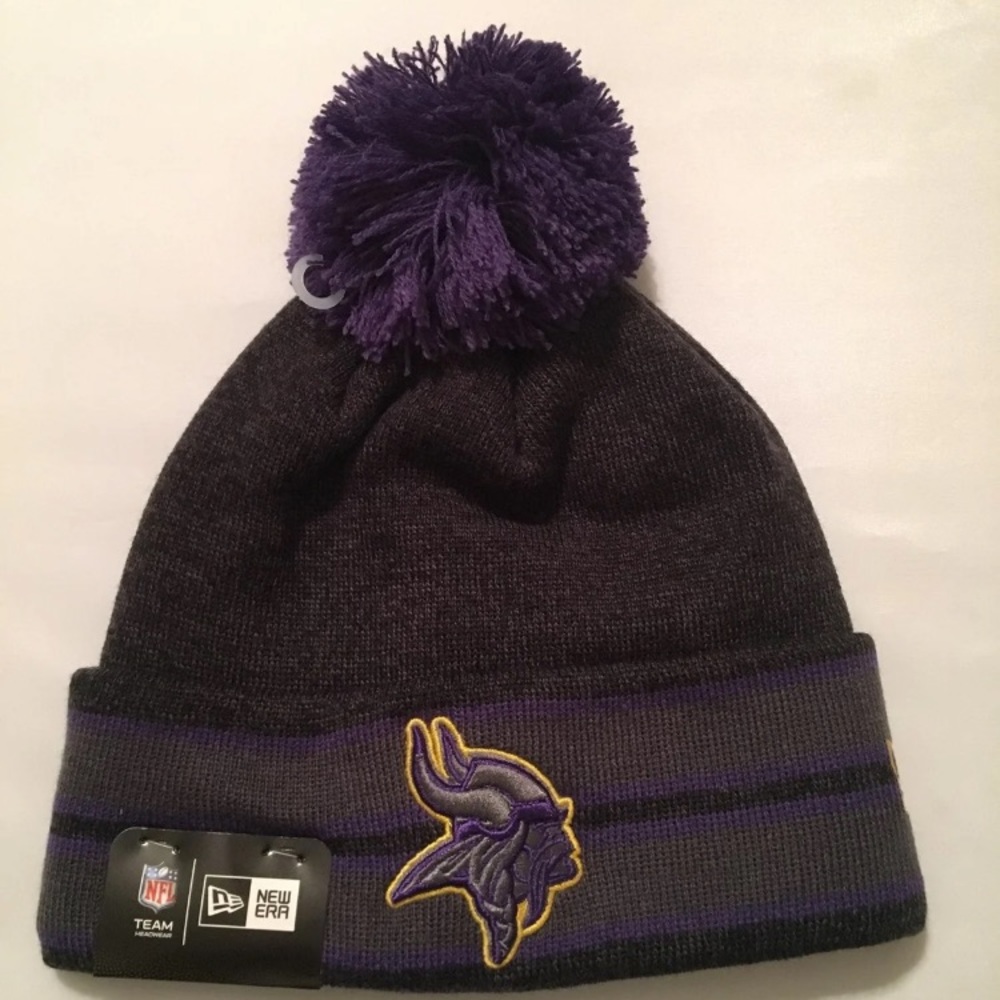 MINNESOTA VIKINGS CUSTOM NEW ERA BEANIE NWT